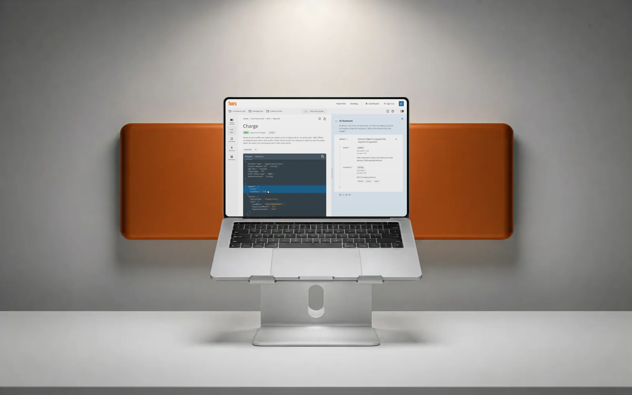 Fiserv AI Developer Studio — AI-assisted search interface
